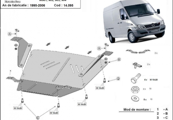 Cache Sous Moteur Mercedes Sprinter