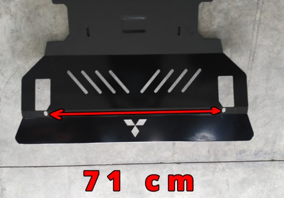 Cache sous moteur et de la radiateur Mitsubishi Pajero 3 (V60, V70)
