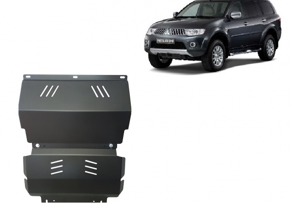 Cache sous moteur et de la radiateur Mitsubishi Pajero Sport 2