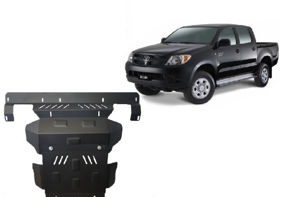 Cache sous moteur et de la radiateur Toyota Hilux