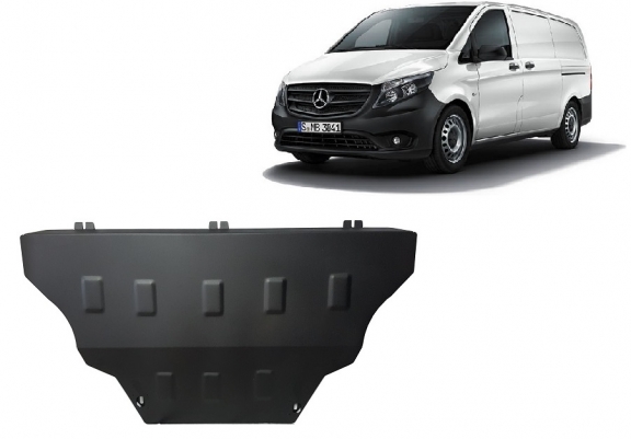 Cache sous moteur et de la boîte de vitesse Mercedes V-Classe W447 4x2, 1.6 D