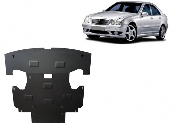 Cache sous moteur et de la radiateur Mercedes C-Classe W203