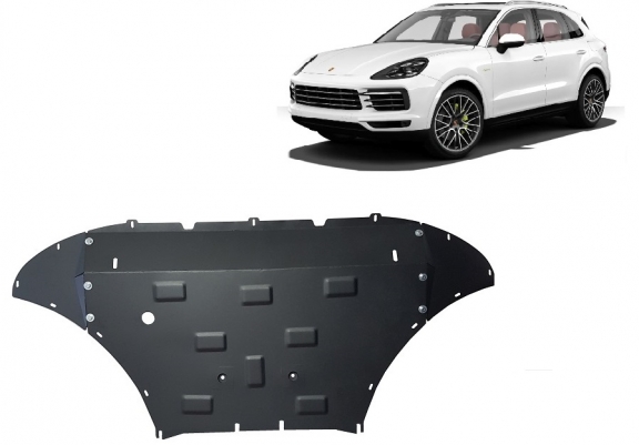 Cache sous moteur et de la radiateur Porsche Cayenne