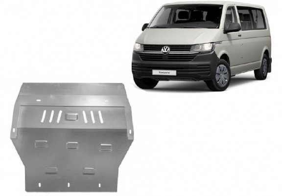 Acier galvanisé cache sous moteur et de la boîte de vitesse Volkswagen Transporter T6.1