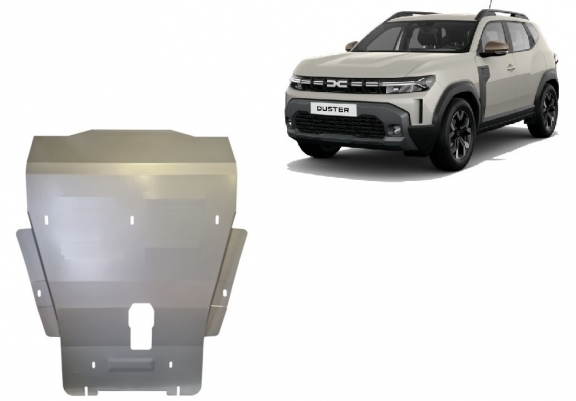 Cache sous moteur et de la boîte de vitesse en aluminium Dacia Duster- 4x4