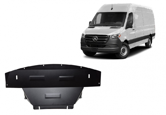 Cache sous moteur et de la boîte de vitesse Mercedes Sprinter 907 4x4