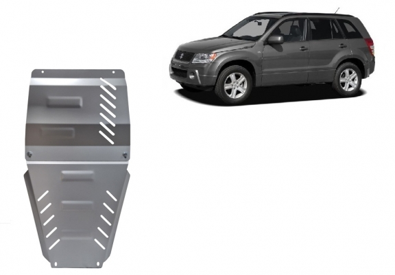 Cache de protection de la boîte de vitesse et de transfert en aluminium Suzuki Grand Vitara 2