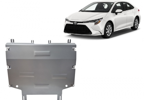 Cache sous moteur et de la boîte de vitesse Toyota Corolla- Aluminium  