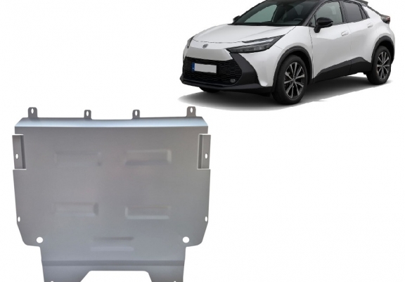 Cache sous moteur et de la boîte de vitesse Toyota C-HRAluminium
