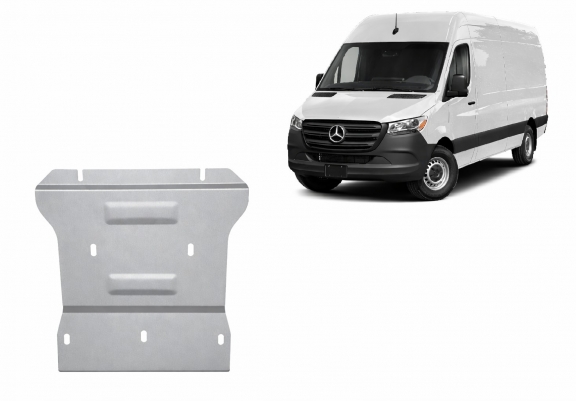 Cache de protection aluminium de la boîte de vitesse Mercedes Sprinter 4x4
