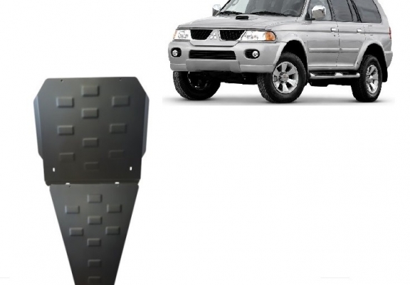 Cache de protection de la boîte de vitesse et de la différentiel Mitsubishi Pajero Sport 1