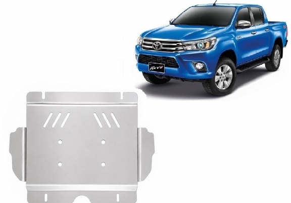 Cache Sous Moteur Toyota Hilux Revo - Aluminium