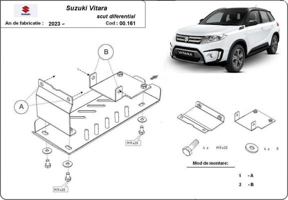 Cache sous moteur Suzuki Vitara - forfait promotionnel