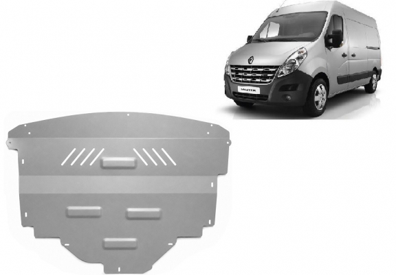 Cache sous moteur et de la boîte de vitesse Renault Master Aluminium