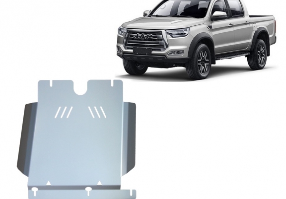 Cache de protection aluminium de la boîte de vitesse Jac T8