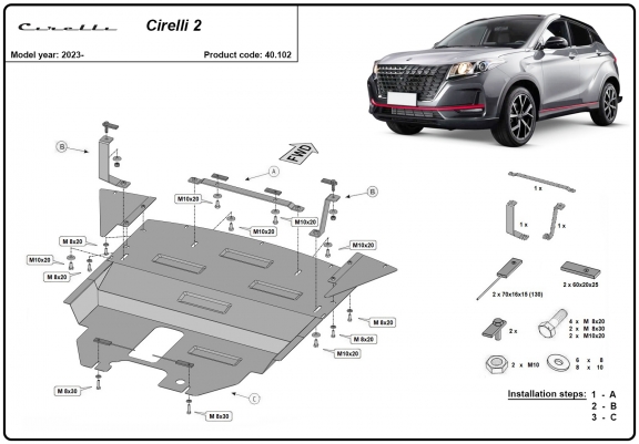 Cache Sous Moteur Audi Cirelli 2