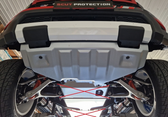 Cache de protection aluminium de la boîte de vitesse Ford Ranger Raptor