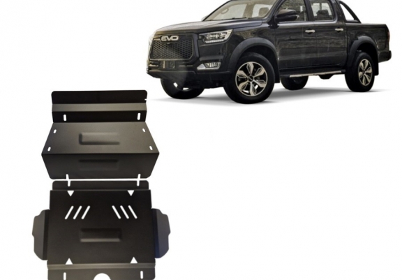 Cache sous moteur et de la radiateur Evo Cross 4