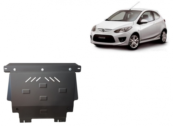 Cache sous moteur et de la boîte de vitesse Mazda 2