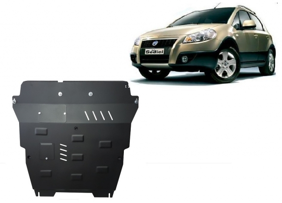 Cache sous moteur et de la boîte de vitesse Fiat Sedici