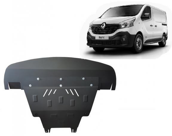 Cache sous moteur et de la boîte de vitesse Renault Trafic 3 