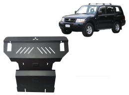 Cache sous moteur et de la radiateur Mitsubishi Pajero 3 (V60, V70)