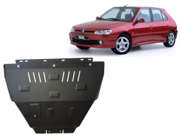 Cache sous moteur et de la boîte de vitesse Peugeot 306