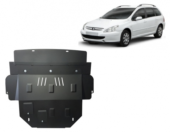 Cache sous moteur et de la boîte de vitesse Peugeot 307