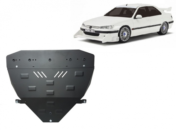 Cache sous moteur et de la boîte de vitesse Peugeot 406