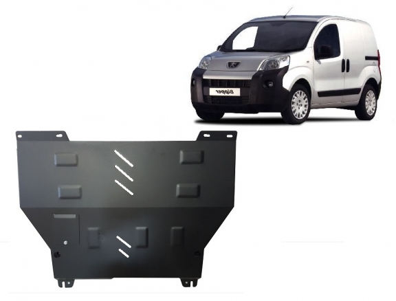 Cache sous moteur et de la boîte de vitesse Peugeot Bipper