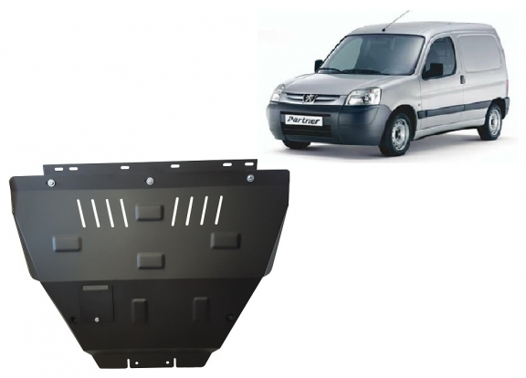 Cache sous moteur et de la boîte de vitesse Peugeot Partner