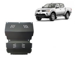 Cache sous moteur et de la radiateur Mitsubishi L 200