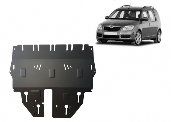 Cache sous moteur et de la boîte de vitesse Skoda Roomster