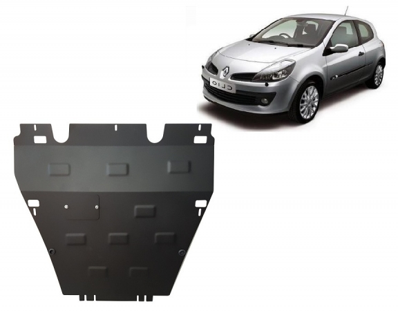 Cache sous moteur et de la boîte de vitesse Renault Clio 3