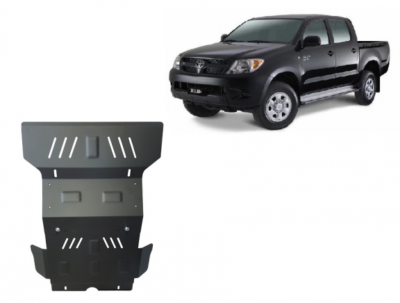Cache sous moteur et de la radiateur Toyota Hilux