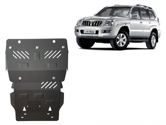 Cache sous moteur et de la radiateur Toyota Land Cruiser J120