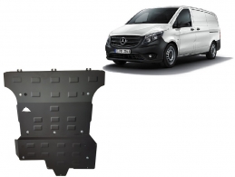 Cache de protection sous moteur et de la boîte de vitesse  Mercedes V-Class W447 2.2 D, 4x4