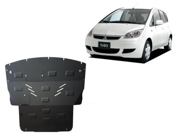 Cache sous moteur et de la boîte de vitesse Mitsubishi Colt