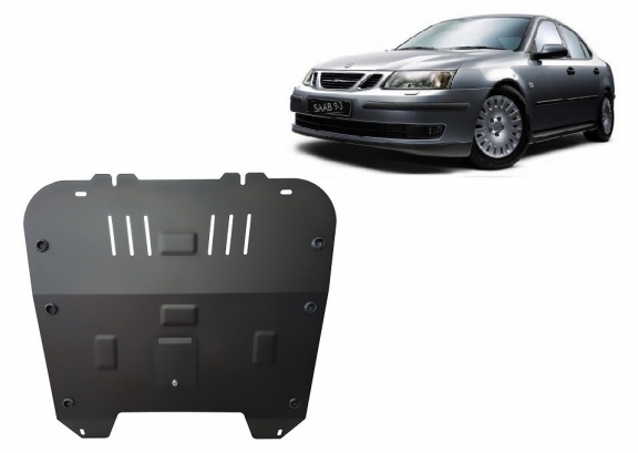 Cache sous moteur et de la boîte de vitesse Saab 9-3
