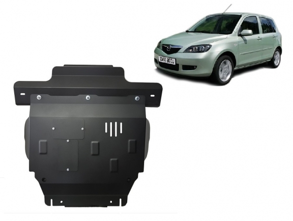 Cache sous moteur et de la boîte de vitesse Mazda 2