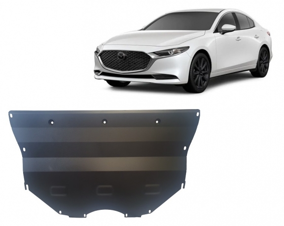 Cache sous moteur et de la boîte de vitesse Mazda 3