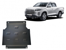 Cache de protection de la boîte de vitesse Ssangyong Musso Grand