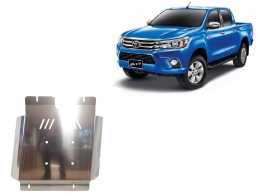 Cache de protection aluminium de la boîte de vitesse Toyota Hilux Revo