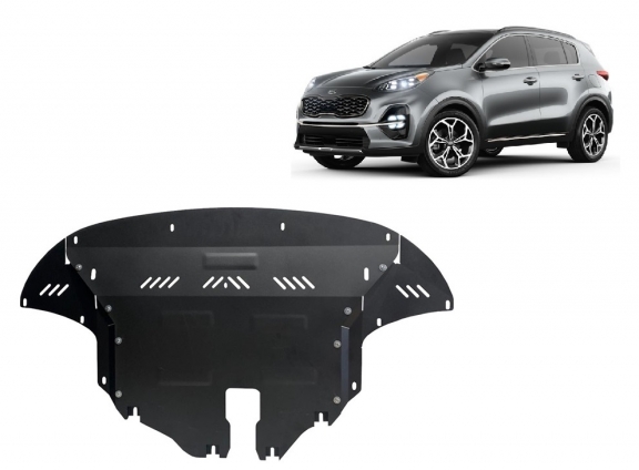 Cache sous moteur et de la boîte de vitesse Kia Sportage