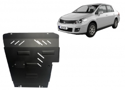 Cache sous moteur et de la boîte de vitesse Nissan Tiida