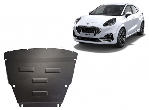 Cache sous moteur et de la boîte de vitesse Ford Puma