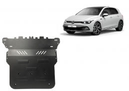 Cache sous moteur et de la boîte de vitesse VW Golf 8