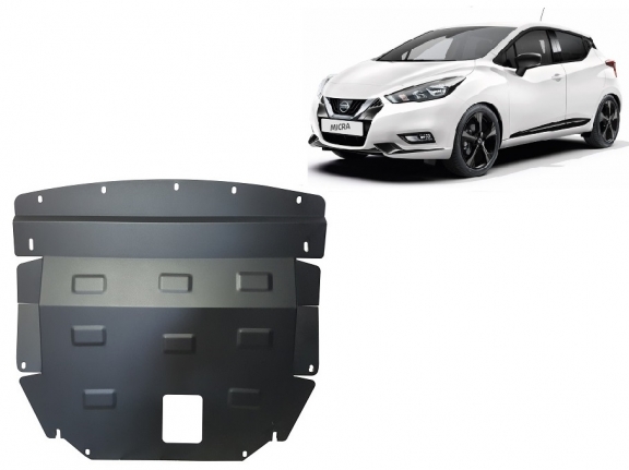 Cache sous moteur et de la boîte de vitesse Nissan Micra