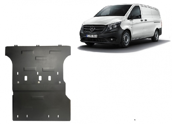 Cache sous moteur et de la boîte de vitesse Mercedes Viano W447 2.2 D, 4x2 