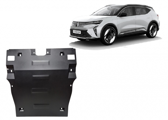 Cache sous moteur et de la boîte de vitesse Renault Scenic E-Tech